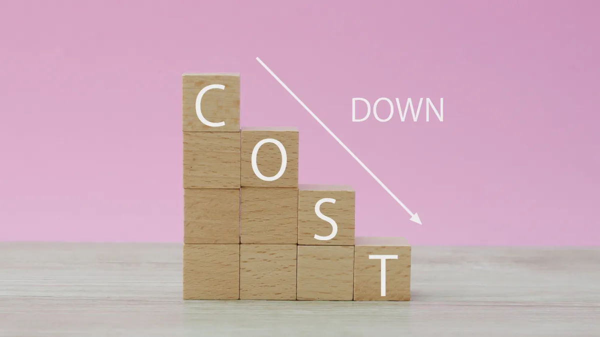 コストは入替の数％